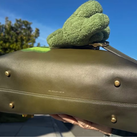 Coach Olive Green Bag with Dinosaur Design - Picture 6 of 13